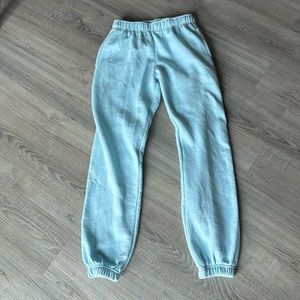 Light blue sweatpants